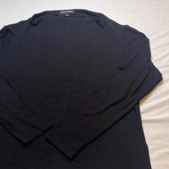 Banana Republic Women's Black Long Sleeve Top - Picture 4 of 11